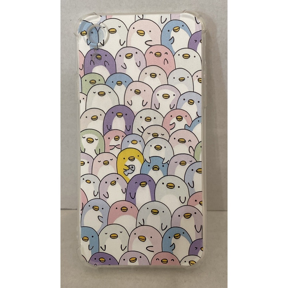 Adorable Penguins Cute & Cuddly Penguin Lovers Cartoon Phone Case for iPhone XR